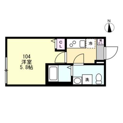 川崎市中原区下小田中５丁目のアパート