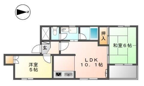 川崎市中原区上平間のアパート