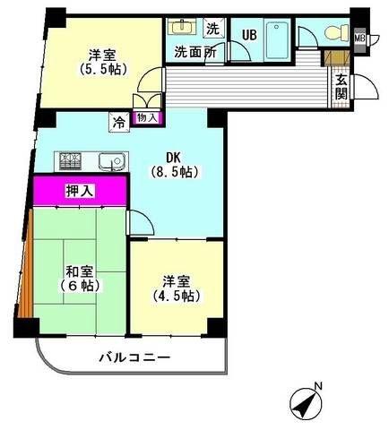 大田区北糀谷２丁目のマンション