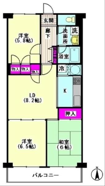 大田区本羽田３丁目のマンション