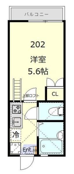 川崎市中原区木月４丁目のアパート