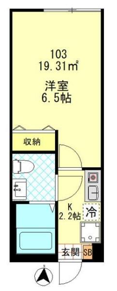 大田区大森北３丁目のアパート