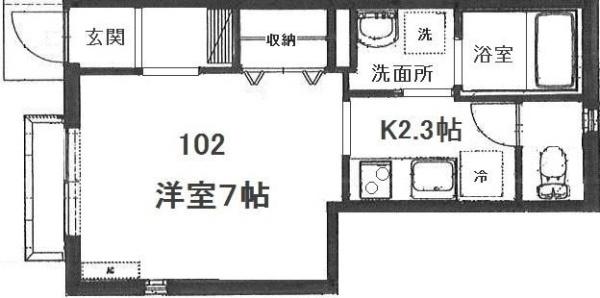 川崎市中原区新城１丁目のアパート