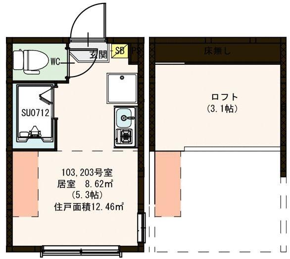 川崎市幸区中幸町４丁目のアパート