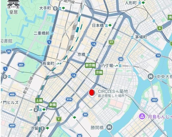 CIRCLES（サークルズ）＋築地　９階　事務所