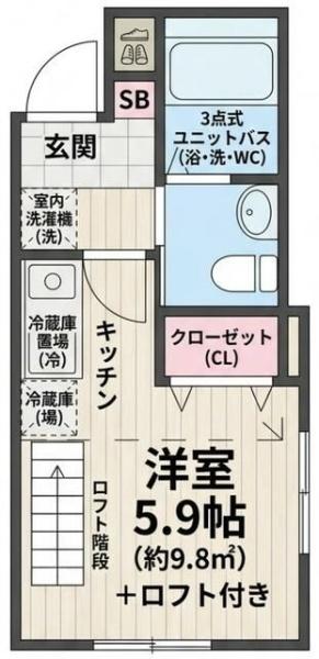 横浜市港北区新吉田東１丁目のアパート