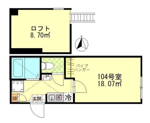 川崎市中原区上小田中５丁目のアパート