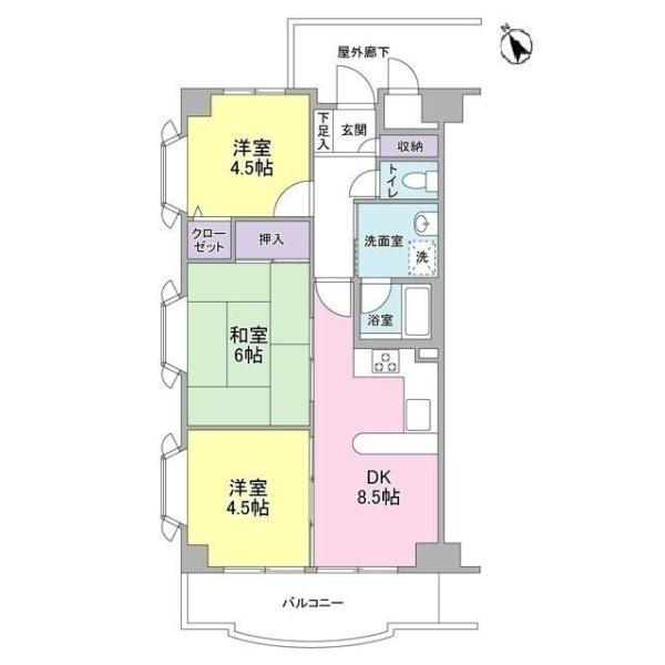 川崎市中原区宮内２丁目のマンション