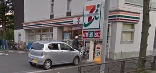 川崎市中原区中丸子のマンション(セブンイレブン川崎中丸子店)