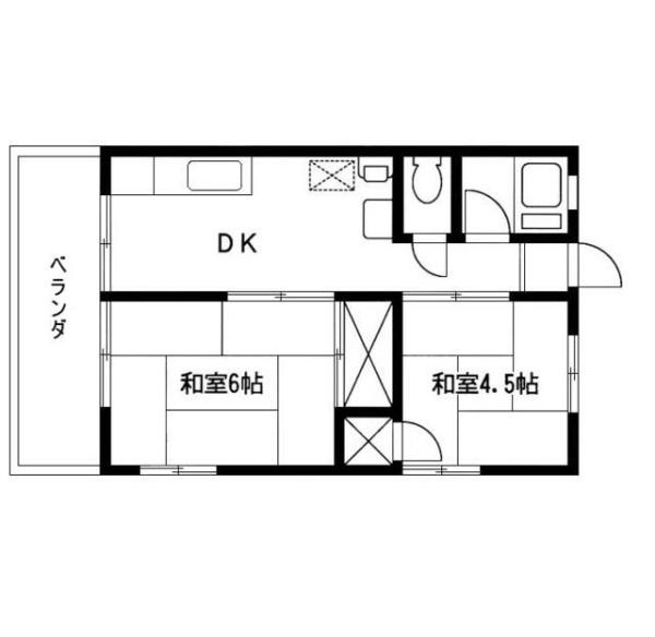 川崎市中原区上平間のアパート