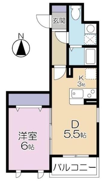 大田区南蒲田３丁目のアパート