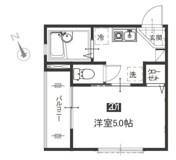 川崎市幸区古市場２丁目のアパート