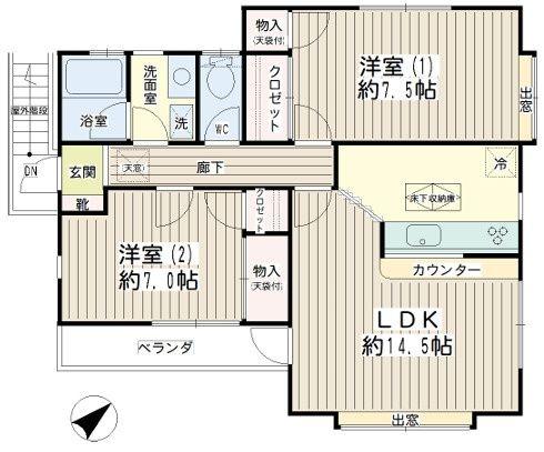 横浜市鶴見区下末吉６丁目のアパート