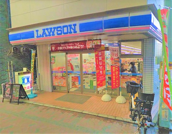 横浜市鶴見区下末吉６丁目のアパート(ローソン横浜鶴見佃野町店)