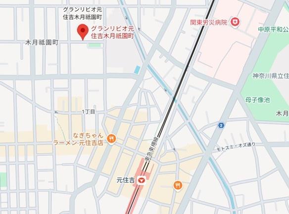 グランリビオ元住吉木月祇園町　１階　店舗・事務所