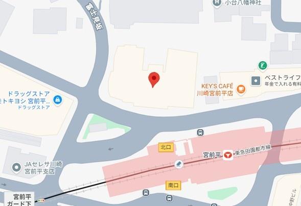 ブリリア宮前平　2階　区画1号　店舗