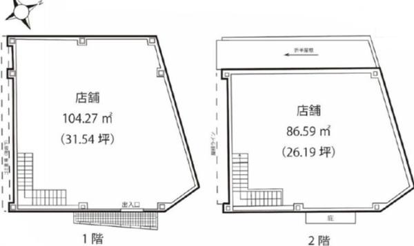 ＫＧＲＸＢＬＤ武蔵新城　店舗（１－2階メゾネット）