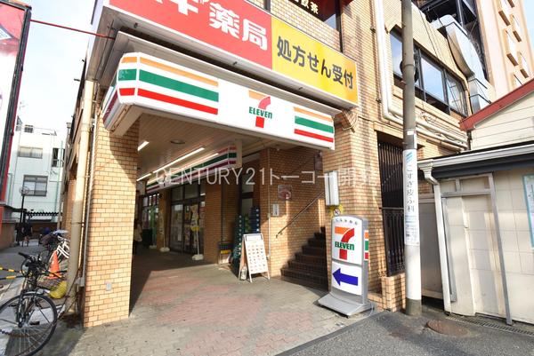 川崎市中原区下沼部のアパート(セブンイレブン川崎向河原駅前店)