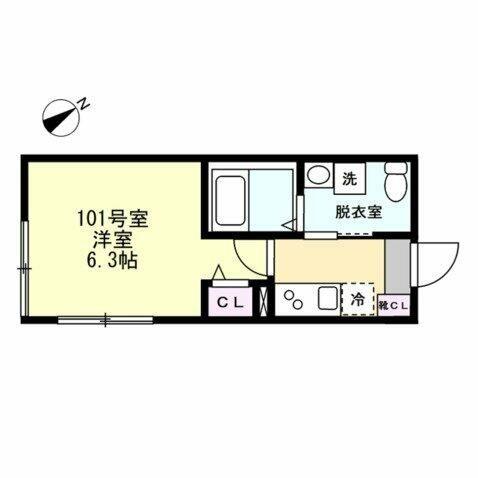川崎市中原区上小田中１丁目のアパート