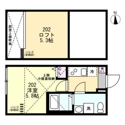 川崎市中原区下小田中５丁目のアパート