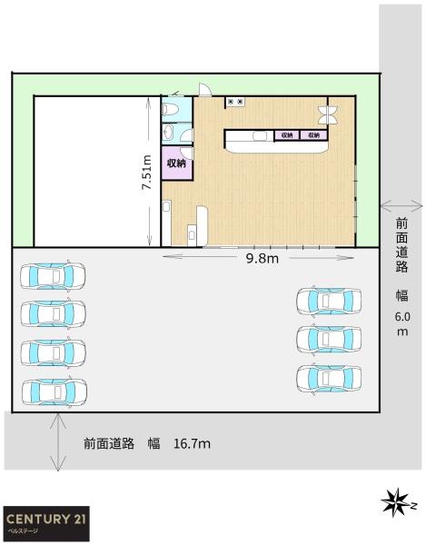 JR内房線　木更津市新宿1丁目　貸店舗