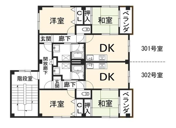 レイクランド第６ビル　301号室
