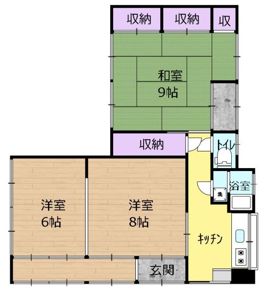 石巻市日和が丘１丁目の貸家
