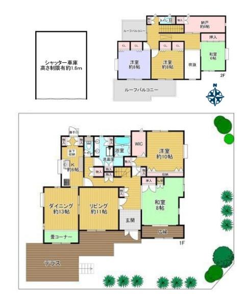 枚方市香里園山之手町　貸家