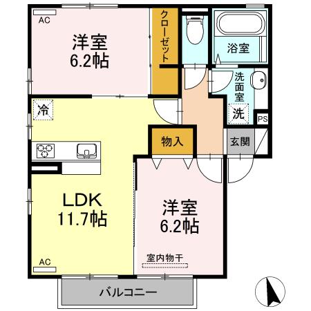 プラウド上田島A棟
