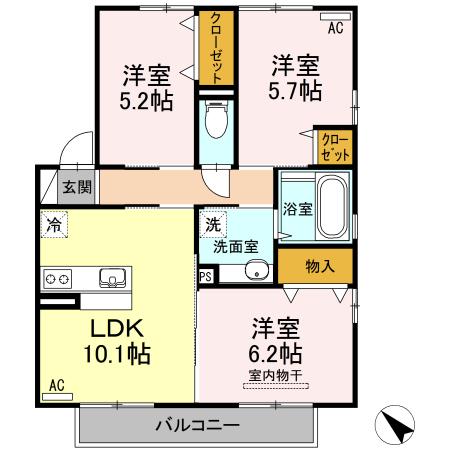 セジュール・アイ2A棟