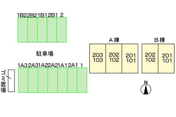 宮崎市佐土原町下田島のアパート