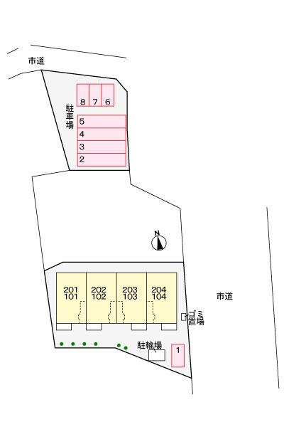 宮崎市大字田吉のアパート