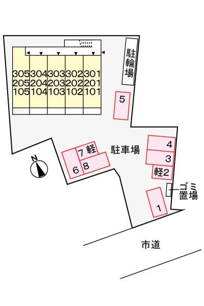 宮崎市西高松町のアパート