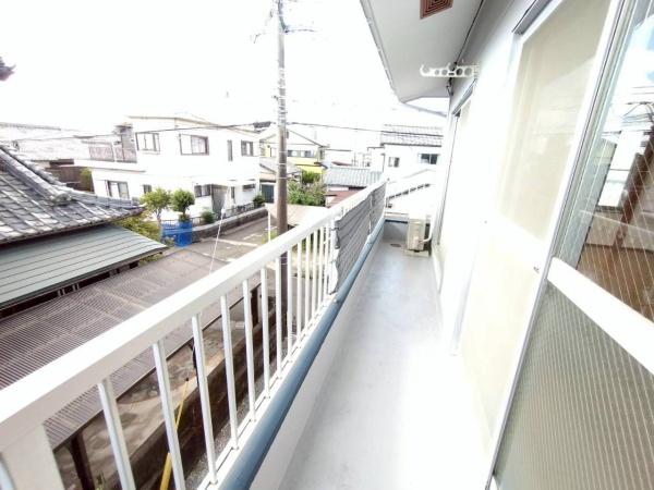宮崎市村角町宮崎牟田のアパート(バルコニー)