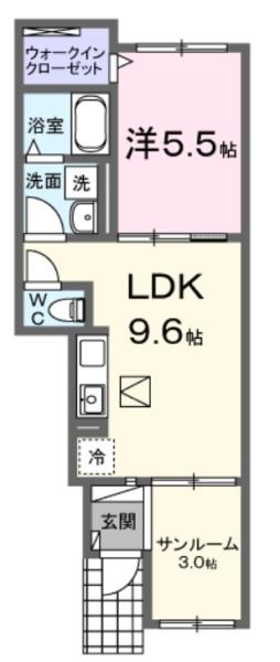 ル・シエルⅠ(間取り)