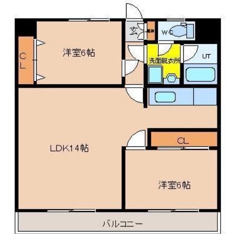 エラン宮崎II番館(間取り)