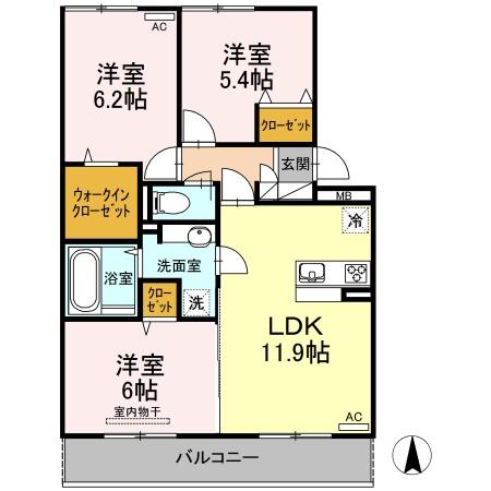 グランシャリオB棟