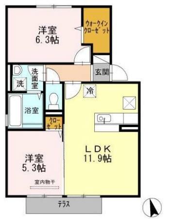 宮崎市桜町のアパート