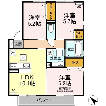 セジュール・アイ2A棟