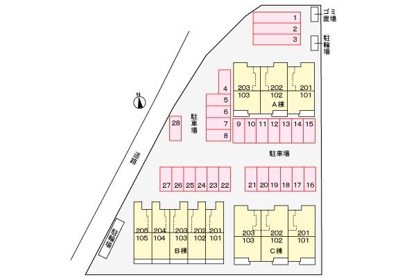 宮崎市大塚町のアパート