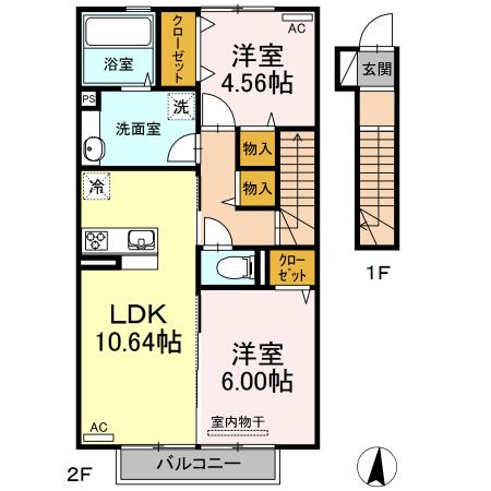 フローリッシュ下北方B棟
