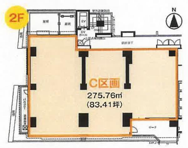 宮崎市橘通東２丁目の店舗（建物一部）