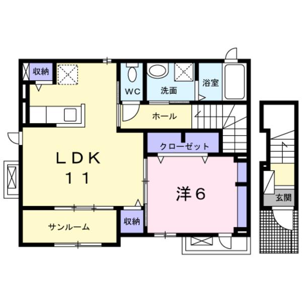 宮崎市大字田吉のアパート
