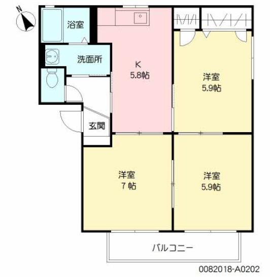 宮崎市小松台西１丁目のアパート