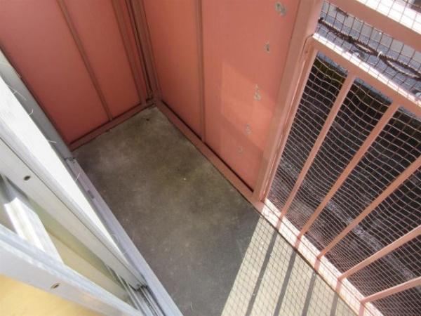 宮崎市吉村町宮ノ前のアパート(バルコニー)