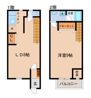 宮崎市下北方町のアパート