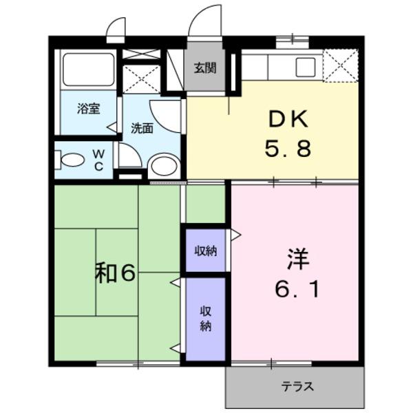 宮崎市大字島之内のアパート