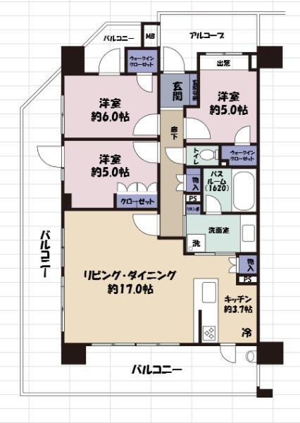 守谷市中央２丁目のマンション