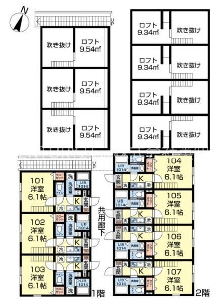 船橋市七林町のアパート