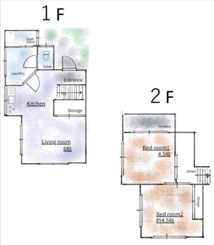 船橋市二和東5丁目の貸家(間取り)